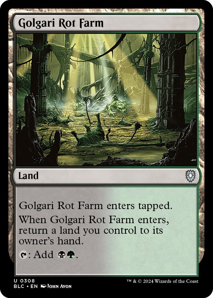 Golgari Rot Farm [Bloomburrow Commander] | Local Legends