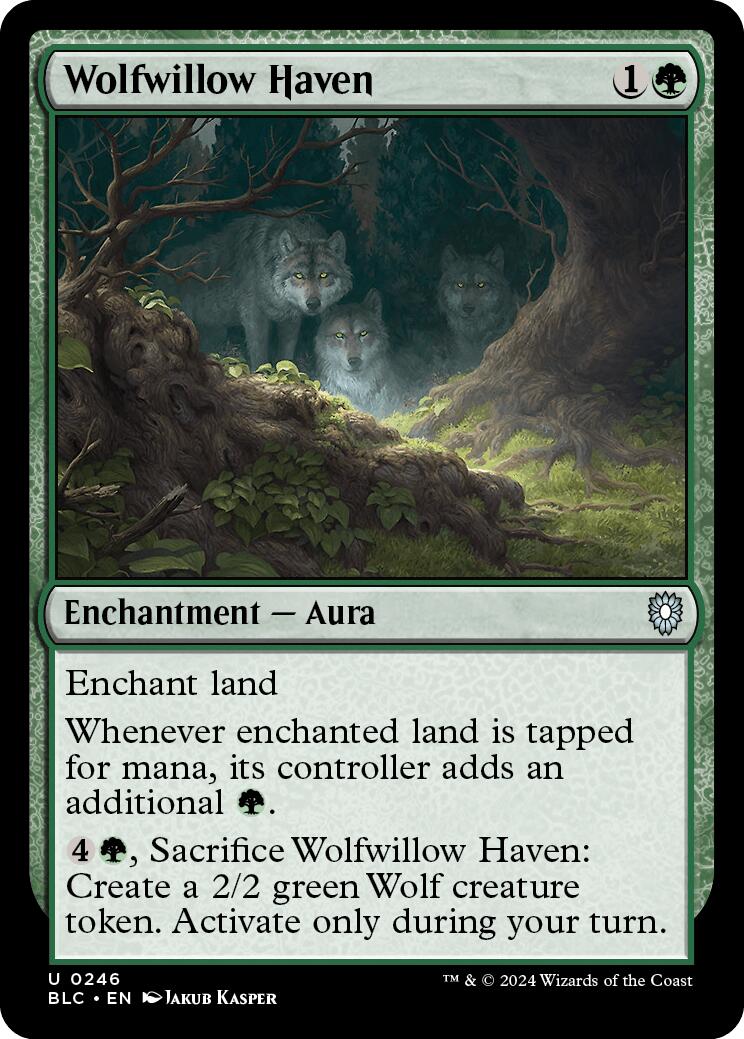 Wolfwillow Haven [Bloomburrow Commander] | Local Legends