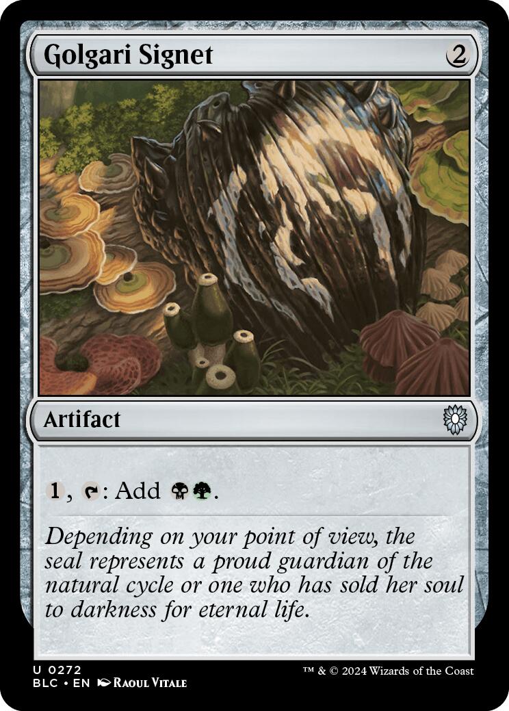 Golgari Signet [Bloomburrow Commander] | Local Legends