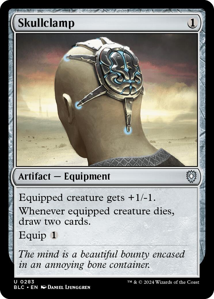 Skullclamp [Bloomburrow Commander] | Local Legends