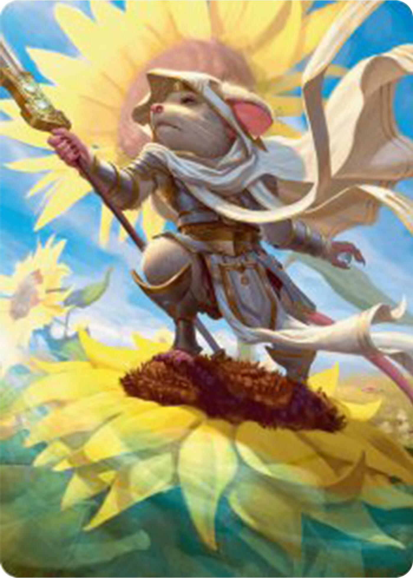 Elspeth, Sun's Champion Art Card [Bloomburrow Art Series] | Golgari Games