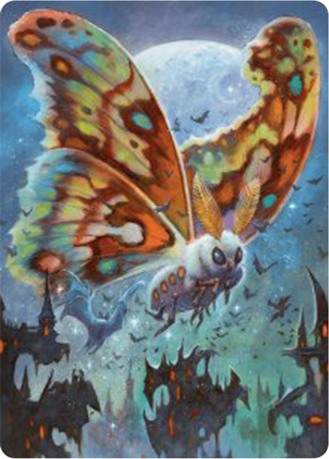 Luminous Broodmoth Art Card [Bloomburrow Art Series] | Local Legends