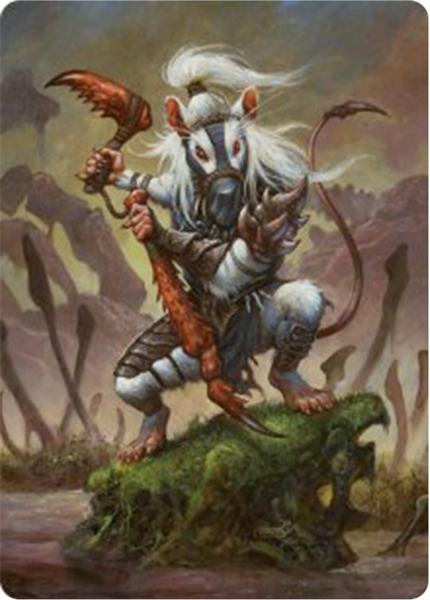 Ink-Eyes, Servant of Oni Art Card [Bloomburrow Art Series] | Local Legends