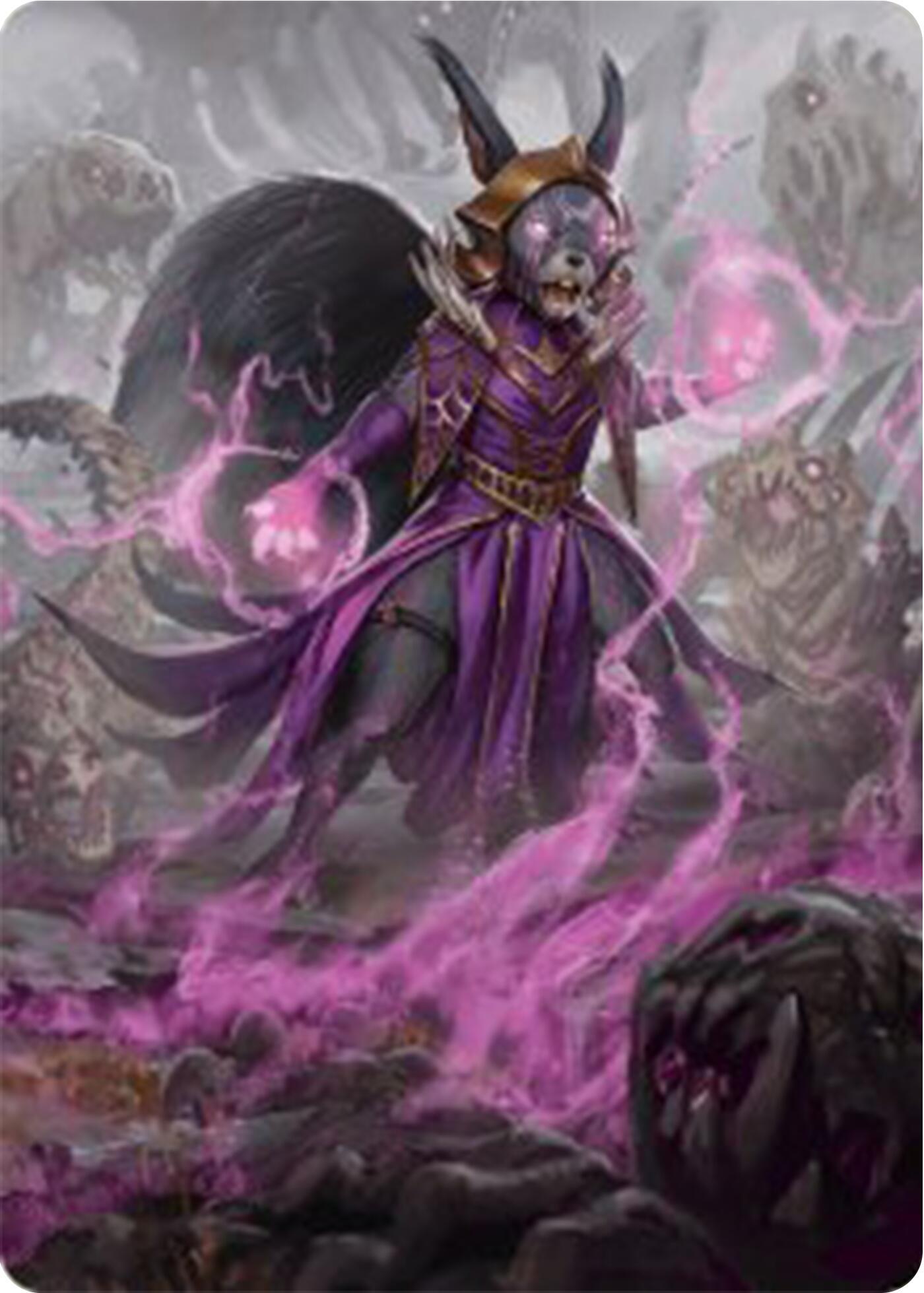 Liliana of the Dark Realms Art Card [Bloomburrow Art Series] | Golgari Games