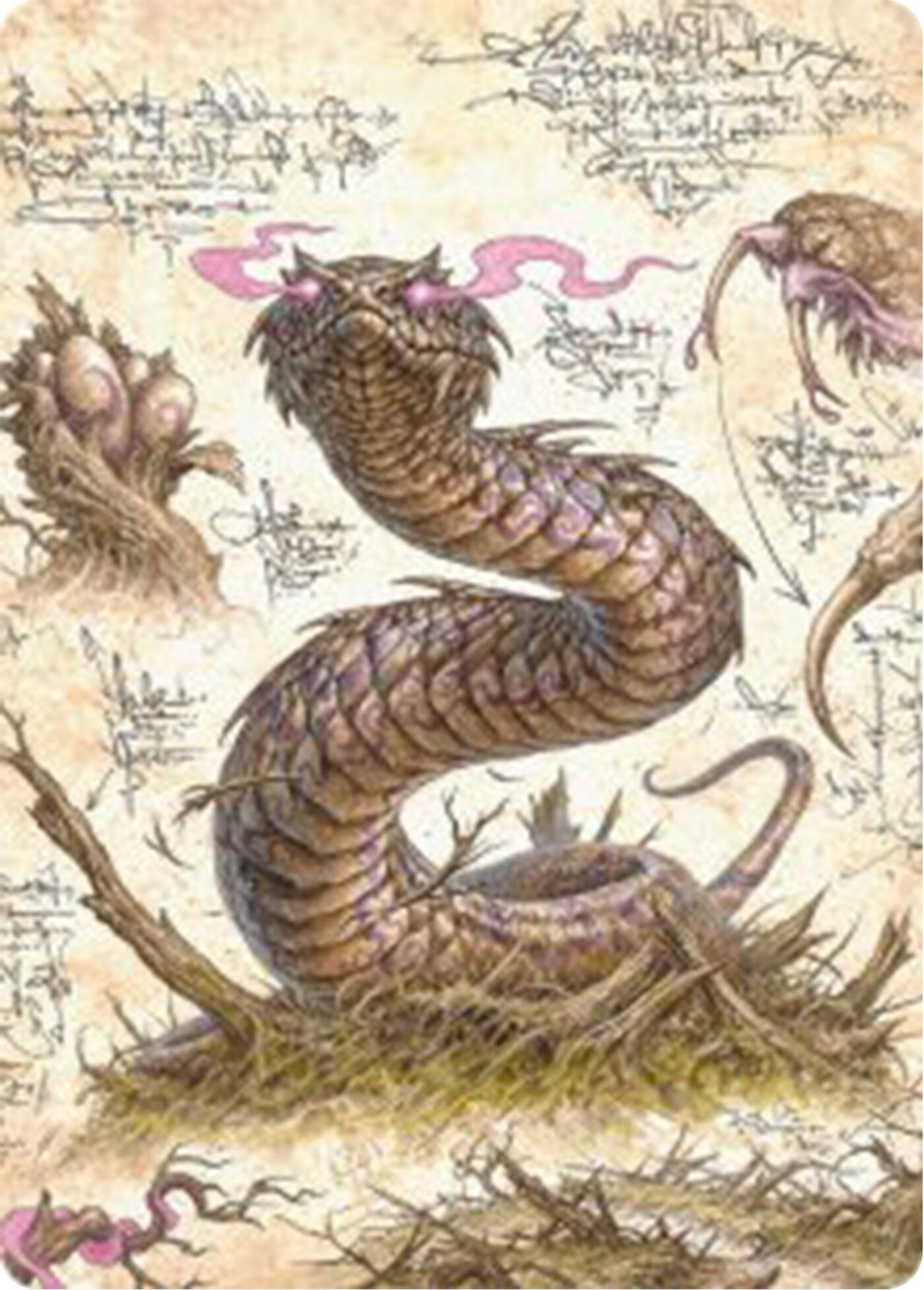 Rottenmouth Viper Art Card [Bloomburrow Art Series] | Local Legends
