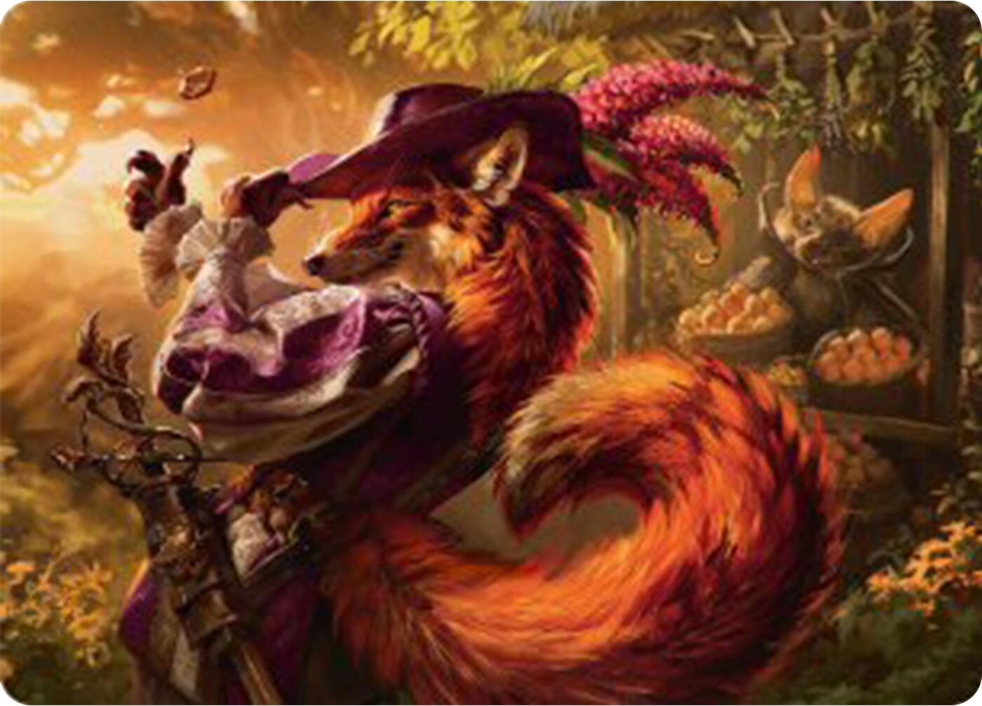 Mr. Foxglove Art Card [Bloomburrow Art Series] | Golgari Games