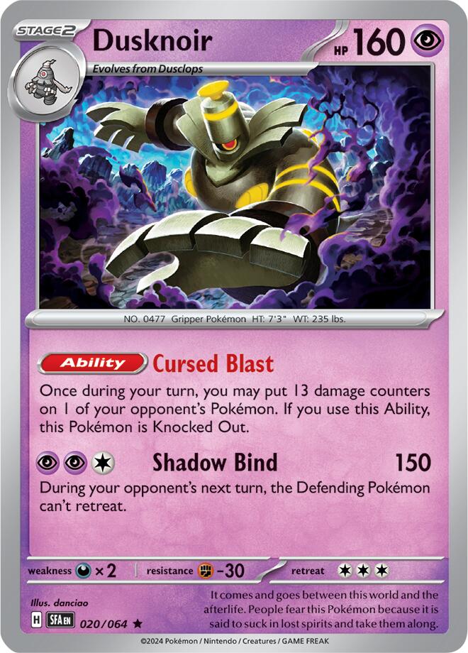 Dusknoir (020/064) [Scarlet & Violet: Shrouded Fable] | Local Legends