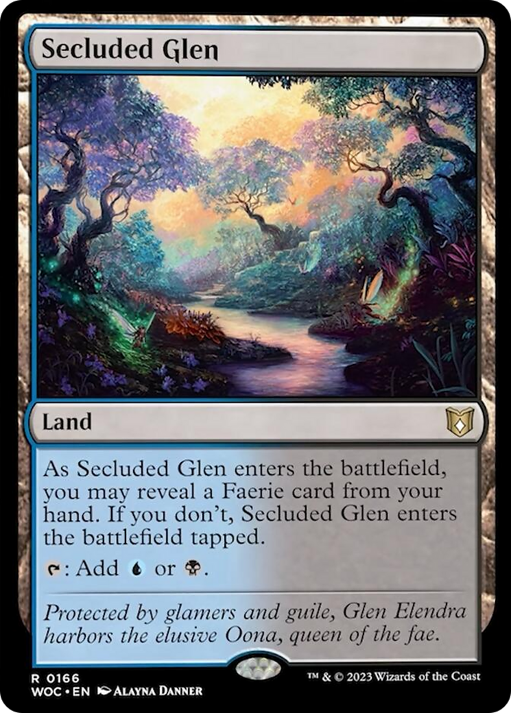 Secluded Glen [Wilds of Eldraine Commander] | Local Legends