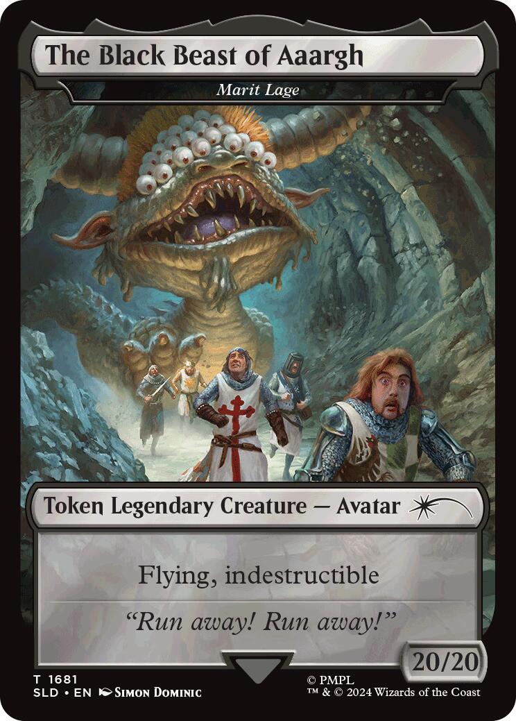 The Black Beast of Aaargh - Marit Lage Token [Secret Lair Drop Series] | Local Legends