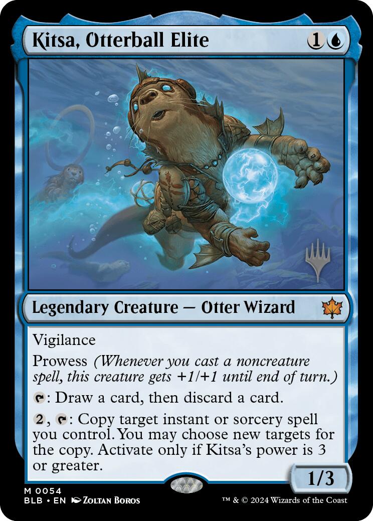 Kitsa, Otterball Elite (Promo Pack) [Bloomburrow Promos] | Golgari Games