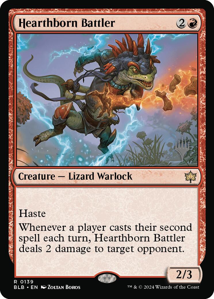 Hearthborn Battler (Promo Pack) [Bloomburrow Promos] | Golgari Games