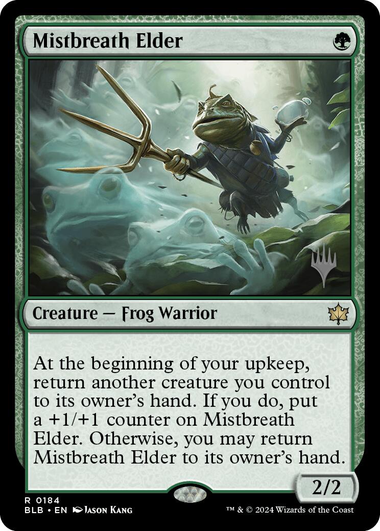 Mistbreath Elder (Promo Pack) [Bloomburrow Promos] | Golgari Games