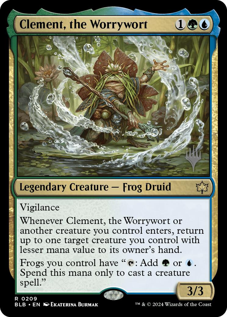 Clement, the Worrywort (Promo Pack) [Bloomburrow Promos] | Golgari Games