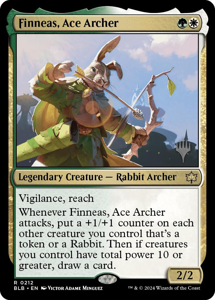 Finneas, Ace Archer (Promo Pack) [Bloomburrow Promos] | Local Legends