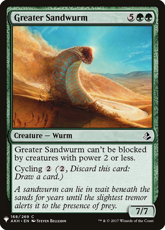 Greater Sandwurm [Mystery Booster] | Local Legends