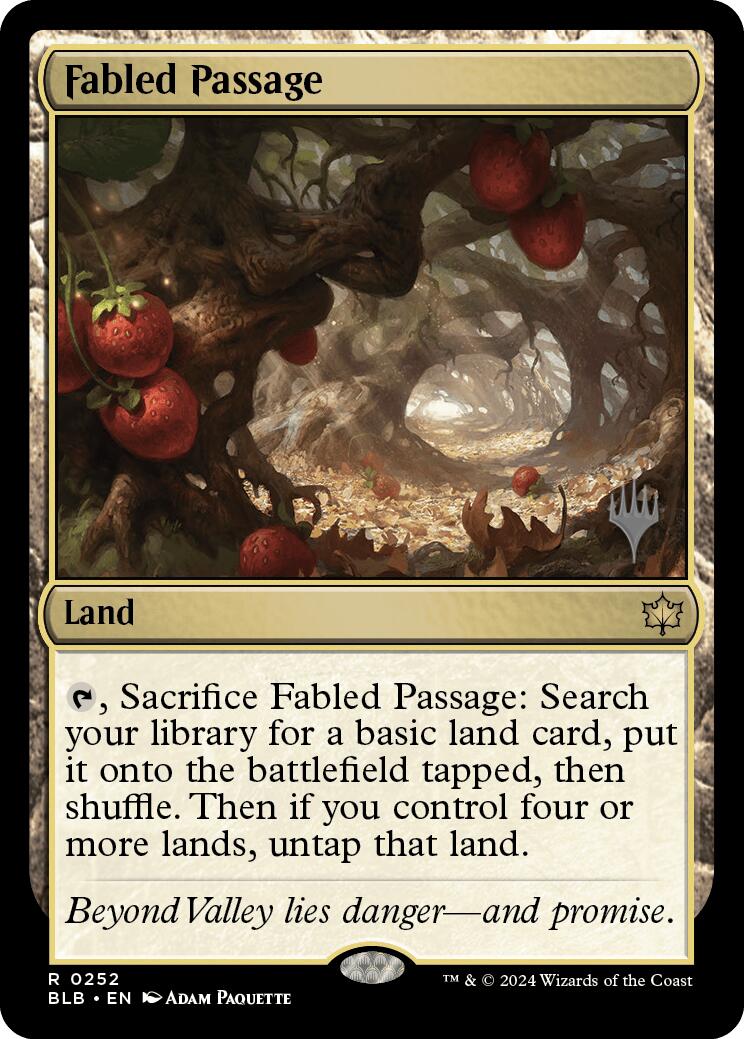 Fabled Passage (Promo Pack) [Bloomburrow Promos] | Local Legends