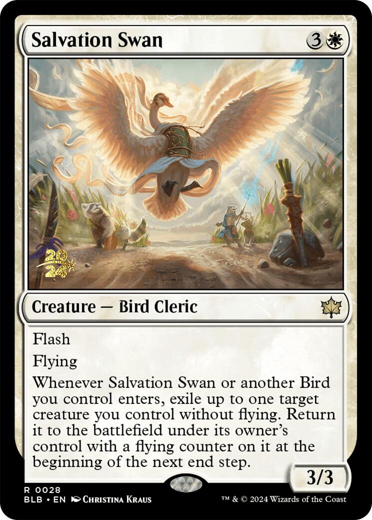 Salvation Swan [Bloomburrow Prerelease Promos] | Local Legends