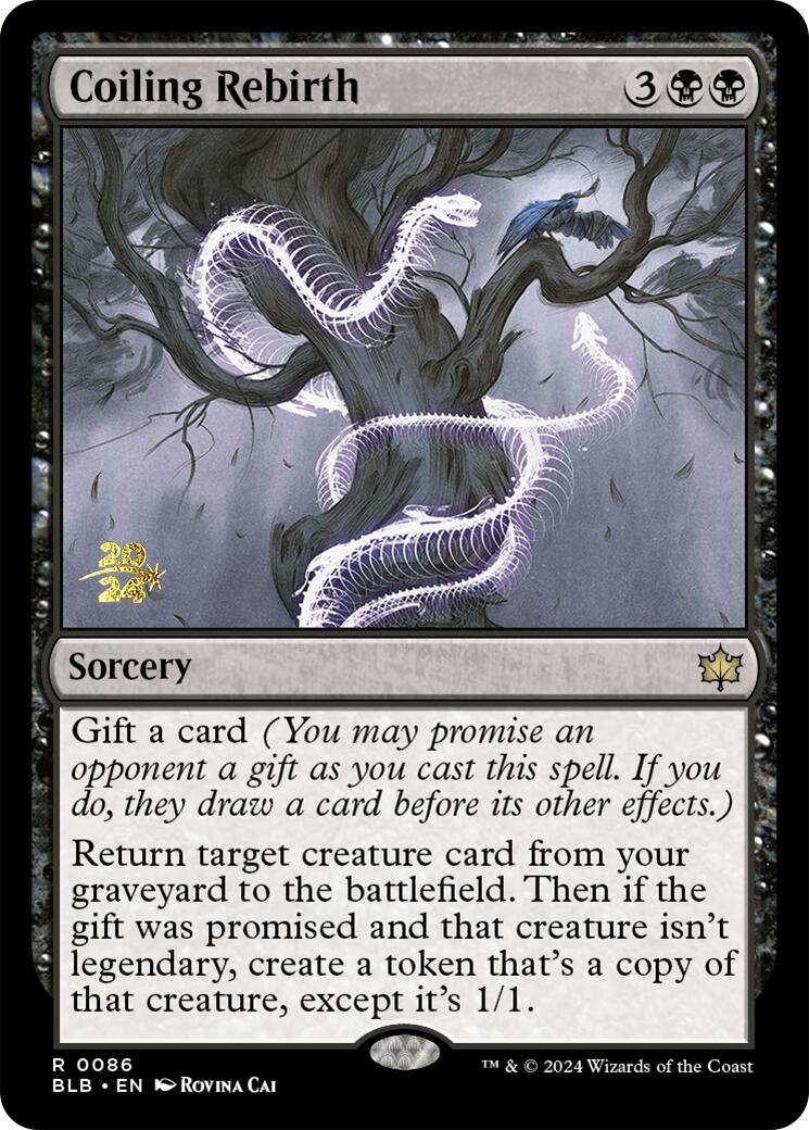 Coiling Rebirth [Bloomburrow Prerelease Promos] | Local Legends