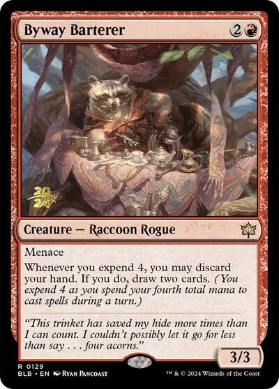 Byway Barterer [Bloomburrow Prerelease Promos] | Local Legends