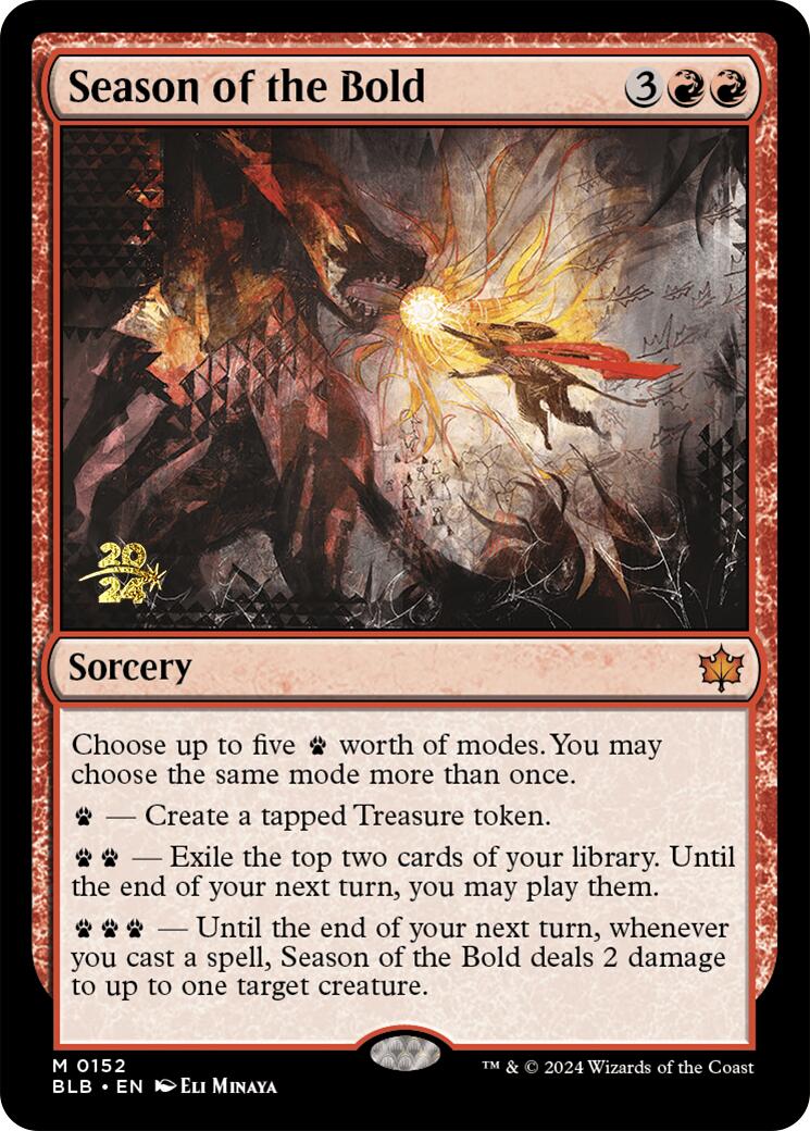 Season of the Bold [Bloomburrow Prerelease Promos] | Local Legends