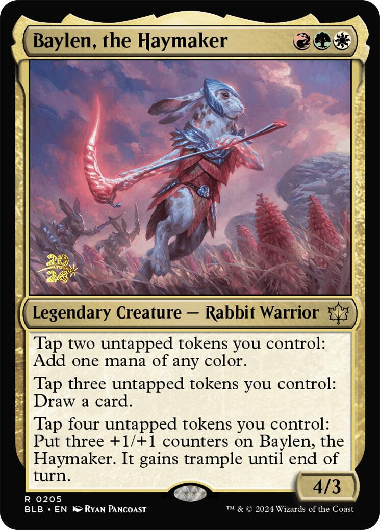 Baylen, the Haymaker [Bloomburrow Prerelease Promos] | Local Legends