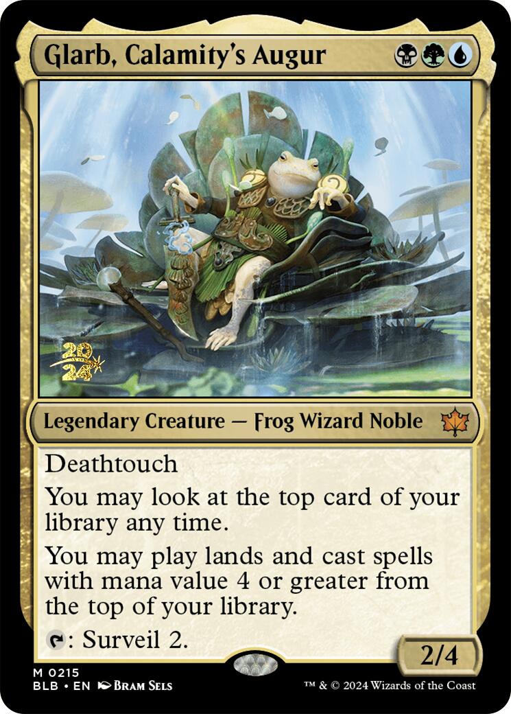 Glarb, Calamity's Augur [Bloomburrow Prerelease Promos] | Local Legends
