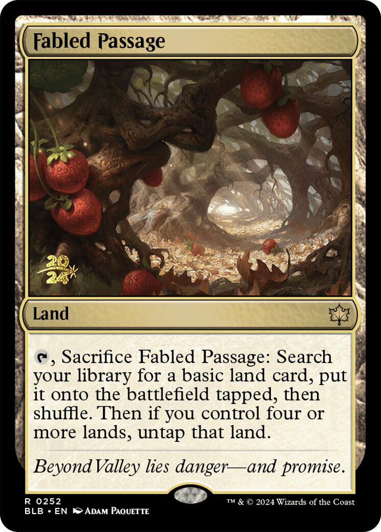 Fabled Passage [Bloomburrow Prerelease Promos] | Local Legends
