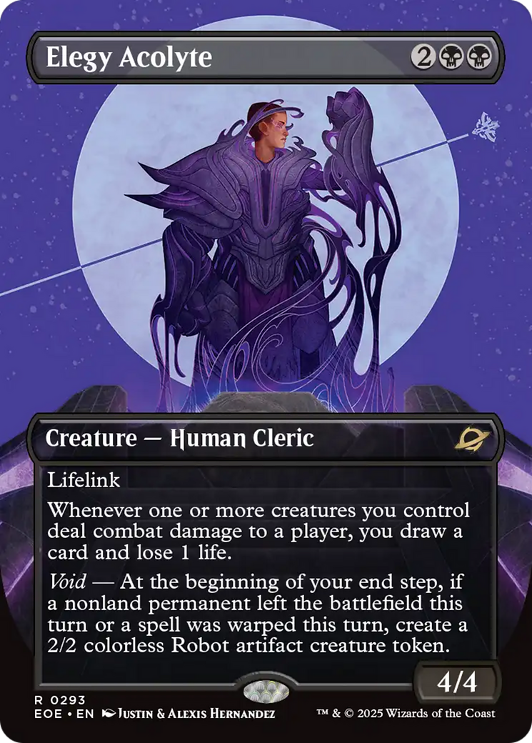 Elegy Acolyte (Borderless) [Edge of Eternities] | Local Legends