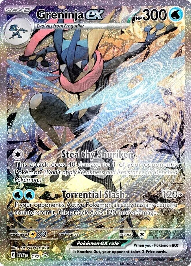 Greninja ex (132) [Scarlet & Violet: Black Star Promos] | Golgari Games