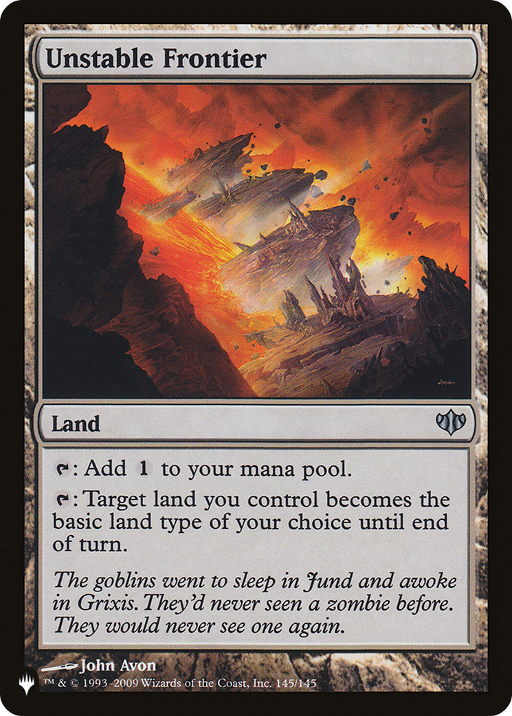 Unstable Frontier [The List] | Local Legends