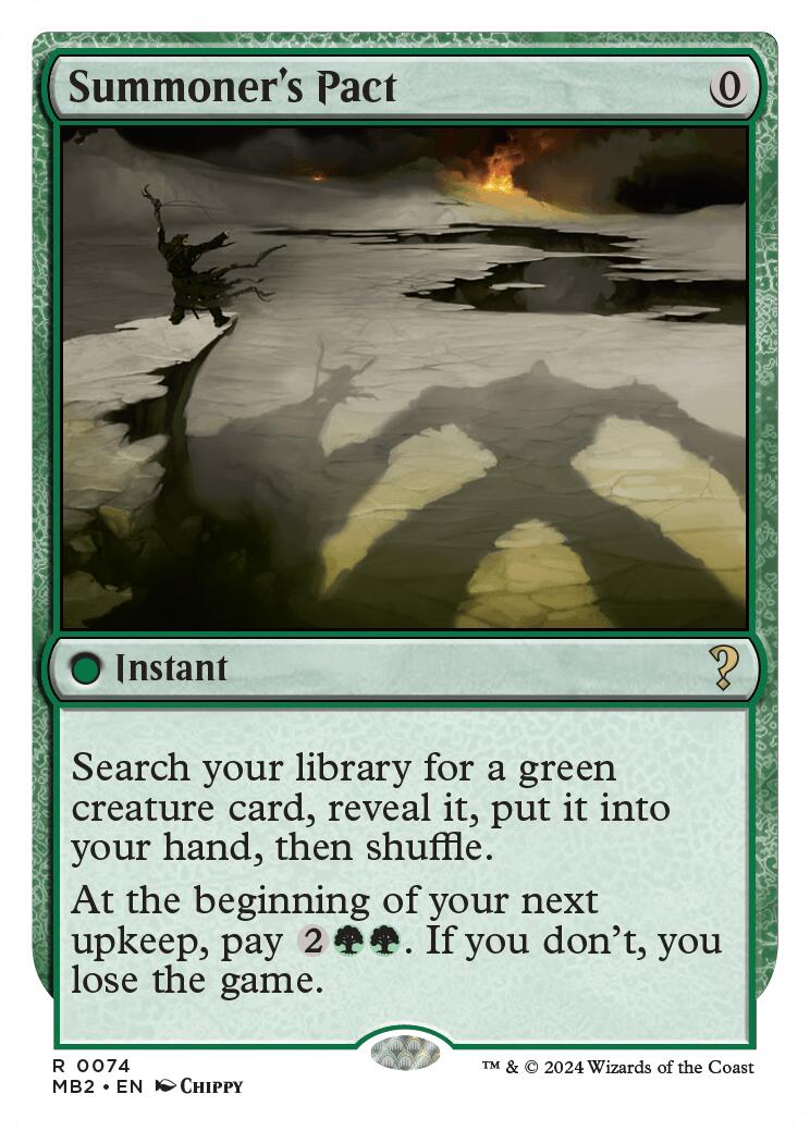 Summoner's Pact (White Border) | Local Legends