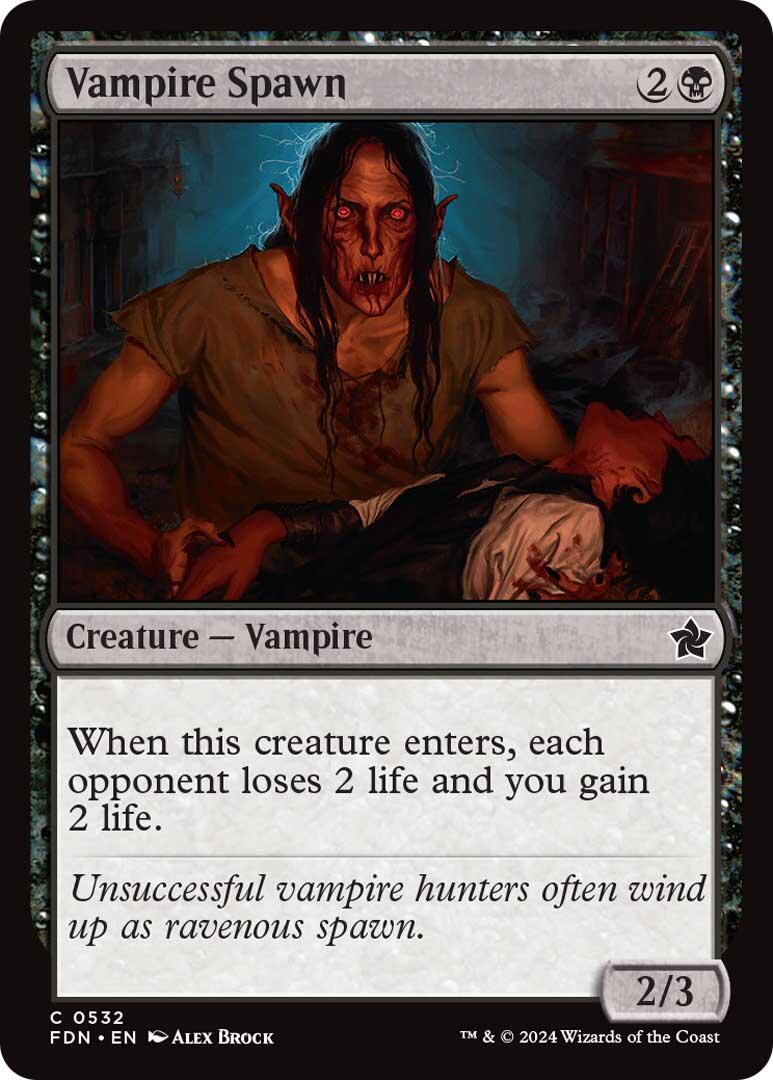 Vampires Deck Theme Card [Foundations] | Golgari Games