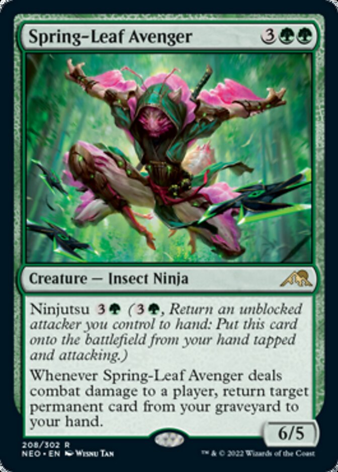 Spring-Leaf Avenger [Kamigawa: Neon Dynasty] | Golgari Games