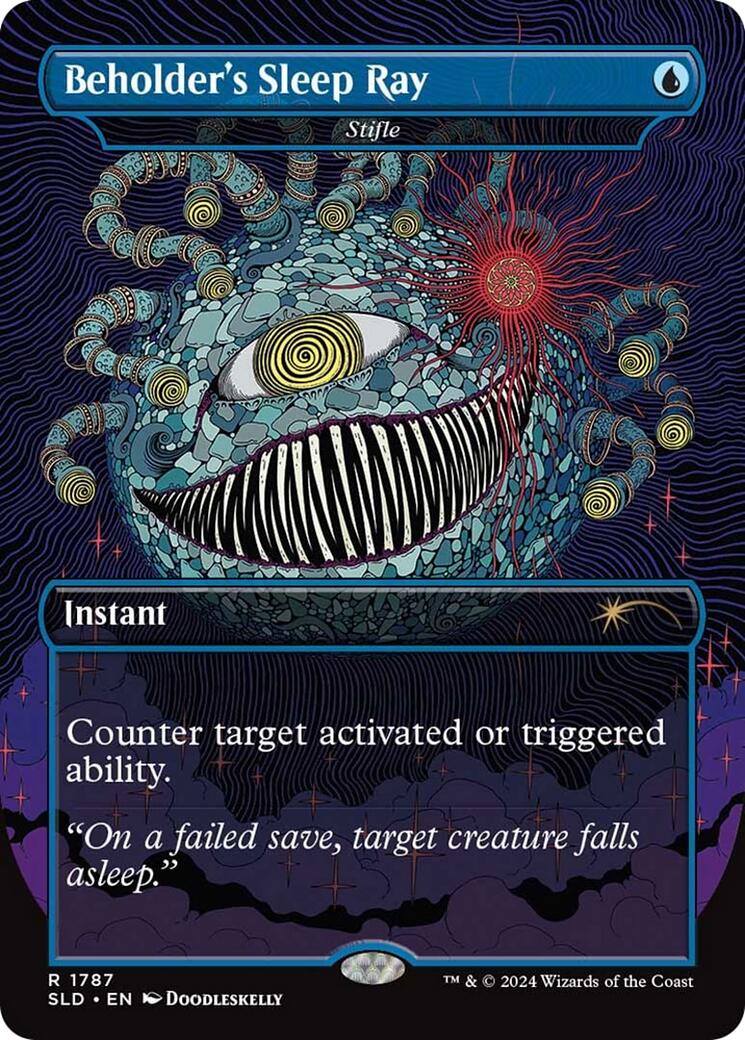 Beholder's Sleep Ray - Stifle [Secret Lair Drop Series] | Local Legends