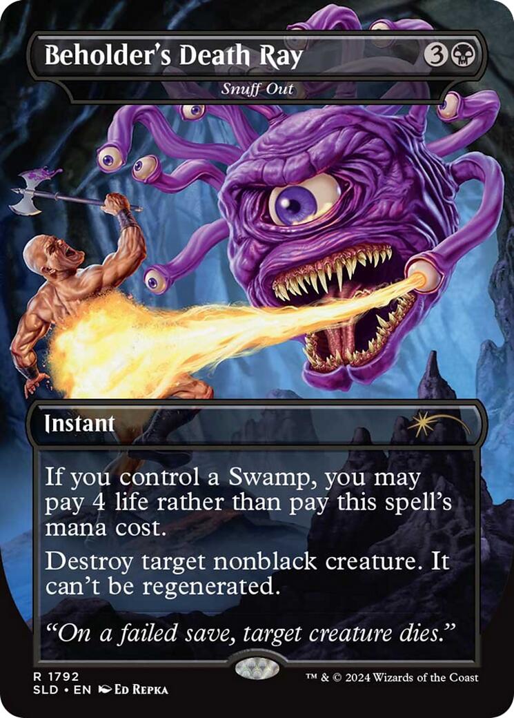 Beholder's Death Ray - Snuff Out [Secret Lair Drop Series] | Local Legends