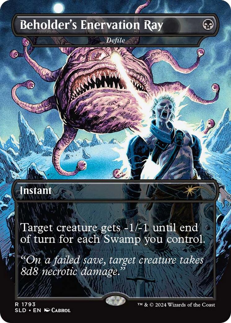 Beholder's Enervation Ray - Defile [Secret Lair Drop Series] | Local Legends