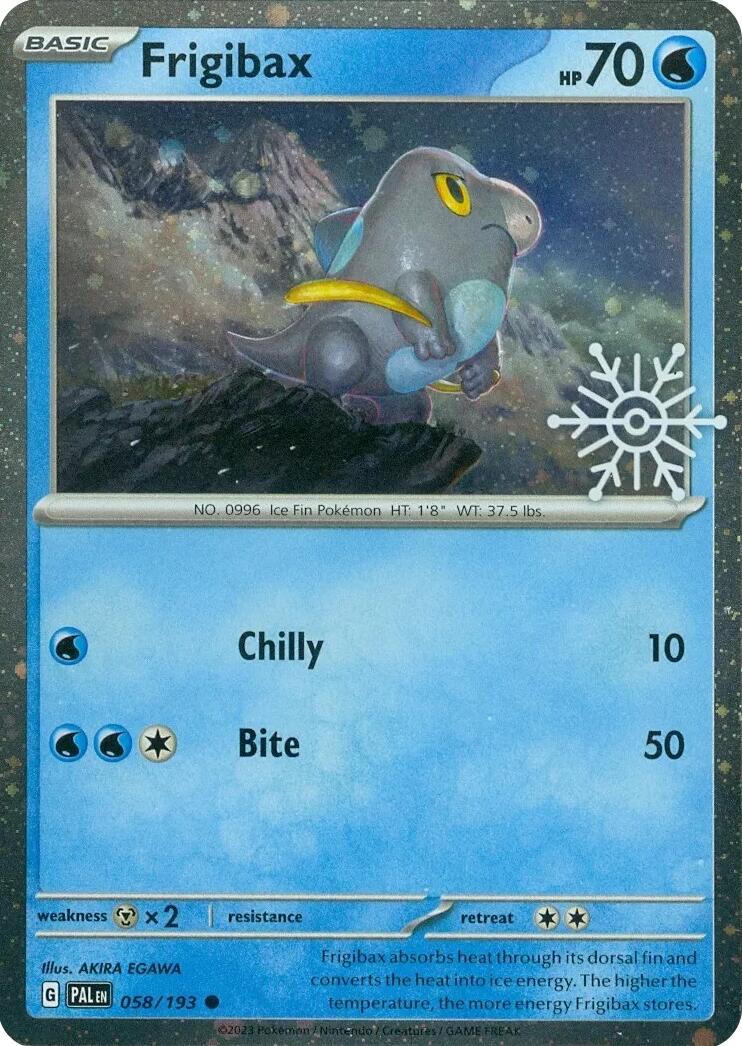 Frigibax (058/193) (Holiday Calendar) [Miscellaneous Cards] | Local Legends