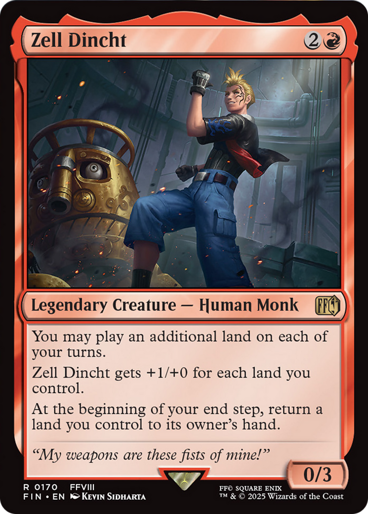 Zell Dincht [FINAL FANTASY] | Local Legends