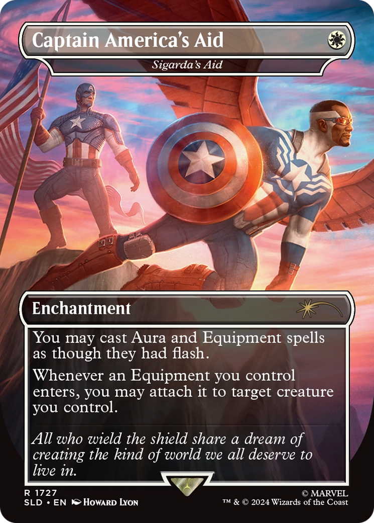 Captain America's Aid - Sigarda's Aid [Secret Lair Drop Series] | Local Legends