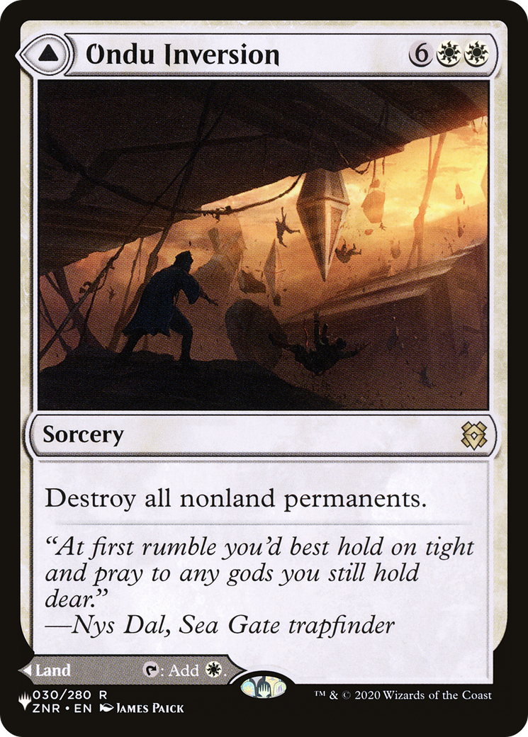 Ondu Inversion // Ondu Skyruins [Secret Lair: From Cute to Brute] | Local Legends