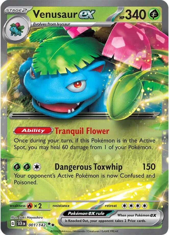 Venusaur ex (001/142) [Scarlet & Violet: Stellar Crown] | Golgari Games