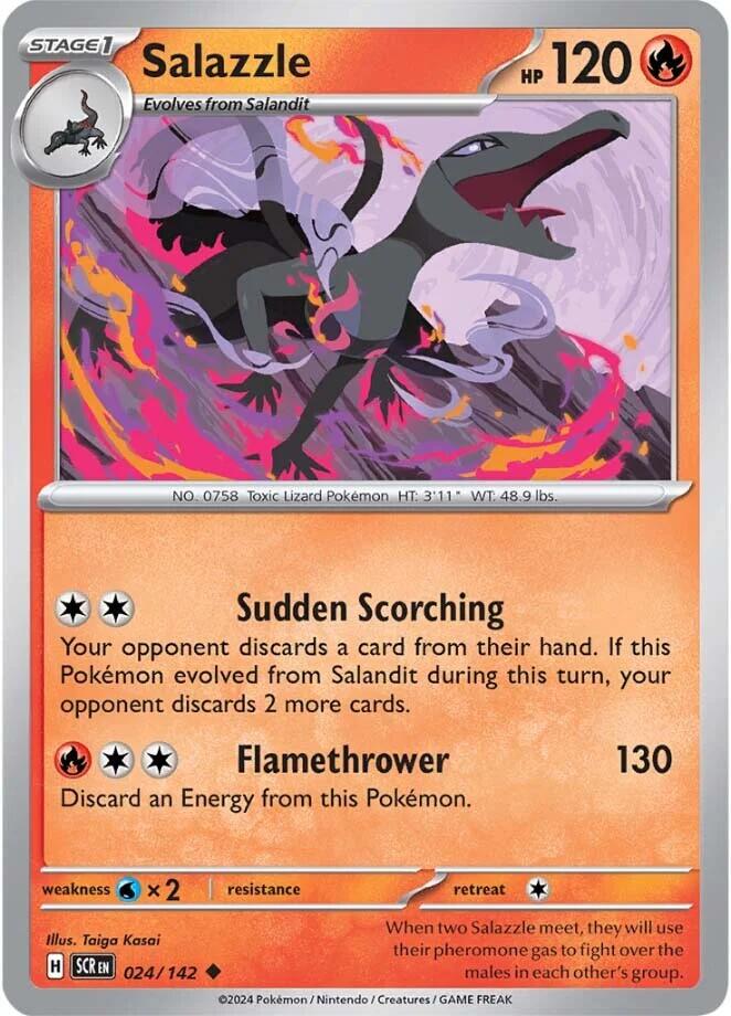 Salazzle (024/142) [Scarlet & Violet: Stellar Crown] | Golgari Games