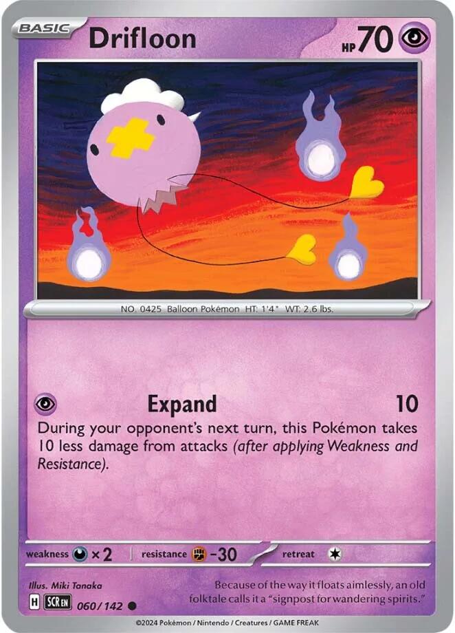 Drifloon (060/142) [Scarlet & Violet: Stellar Crown] | Golgari Games