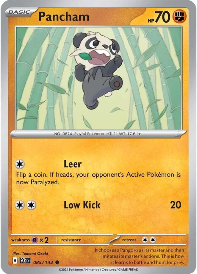 Pancham (085/142) [Scarlet & Violet: Stellar Crown] | Golgari Games