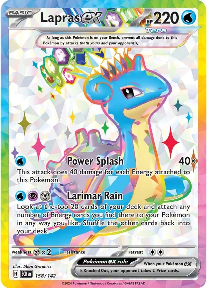 Lapras ex (158/142) [Scarlet & Violet: Stellar Crown] | Golgari Games