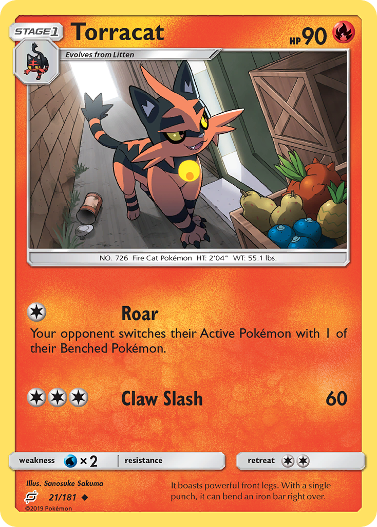 Torracat (21/181) [Sun & Moon: Team Up] | Local Legends