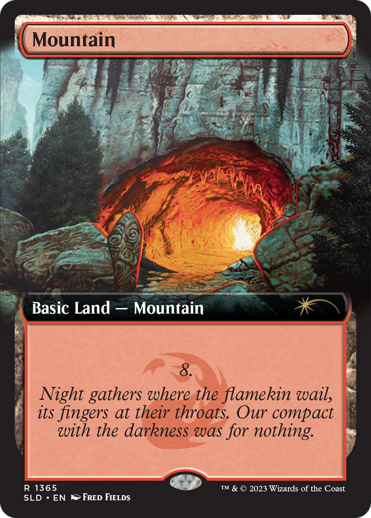 Mountain (1365) [Secret Lair Drop Series] | Golgari Games