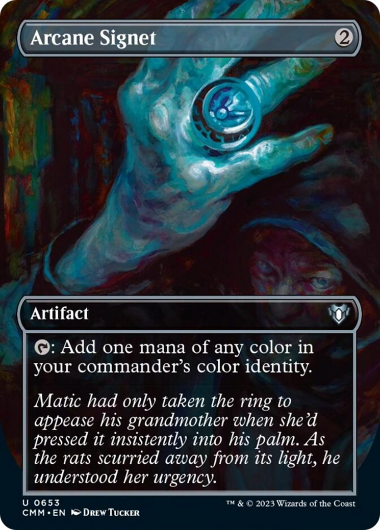 Arcane Signet (Borderless Alternate Art) [Commander Masters] | Local Legends