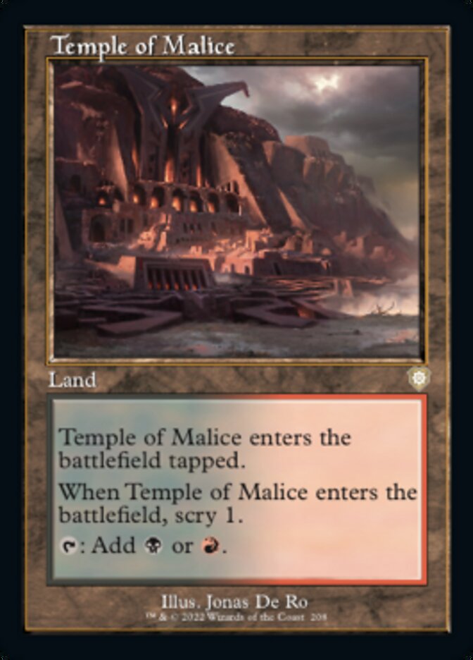 Temple of Malice (Retro) [The Brothers' War Commander] | Local Legends