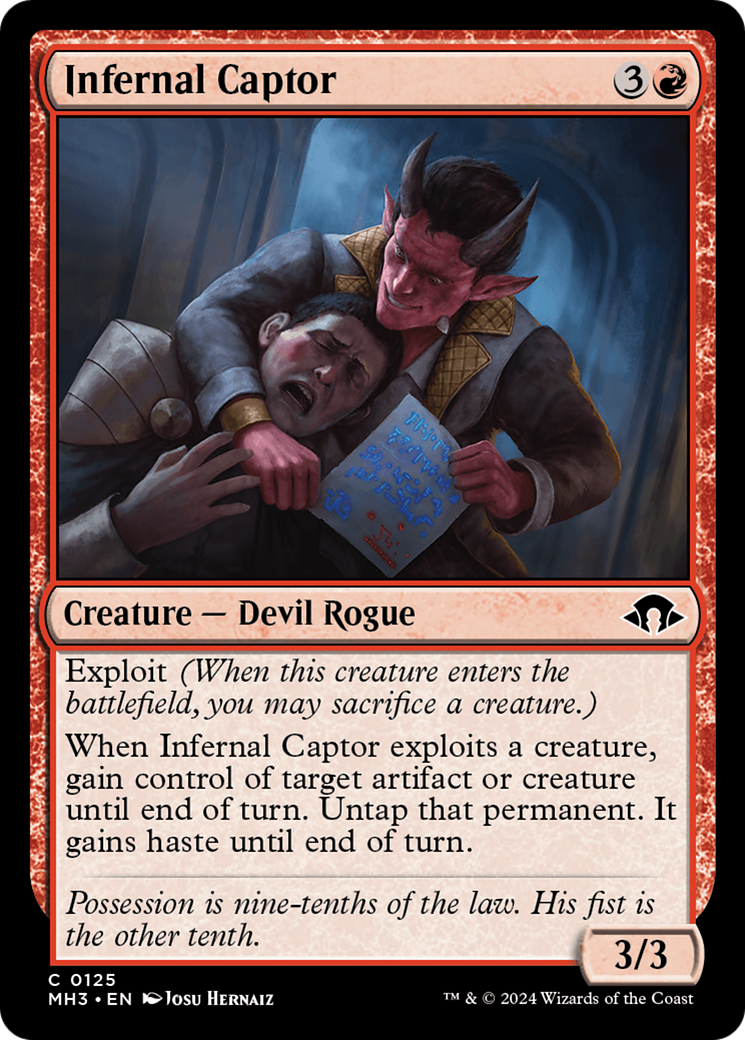 Infernal Captor [Modern Horizons 3] | Local Legends